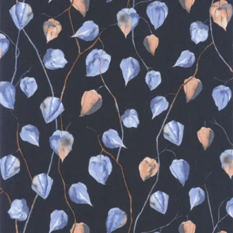 Обои - Casadeco - GINKGO - Lanternes - Bleu indigo (арт. 86216532)
