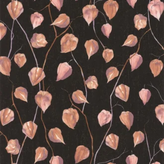 Обои - Casadeco - GINKGO - Lanternes - Orange crepuscule (арт. 86213428)