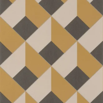 Обои - Casadeco - PERCEPTION - Losange - Jaune ocre (арт. 86512404)