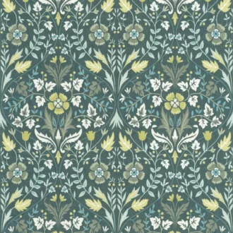 Обои - Casadeco - ARTS & CRAFTS - Archibald - Vert sauge (арт. 86337401)