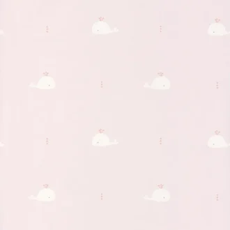 Обои - Casadeco - HAPPY DREAMS - Whale - Rose/corail (арт. 82794220)