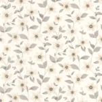 Обои - Casadeco - GARDENS - Clematites - Beige lin (арт. 87641165)