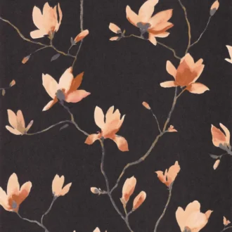 Обои - Casadeco - GARDENS - Florescence suzhou - Orange crepuscule (арт. 82363680)