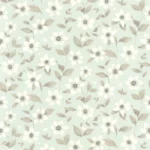 Обои - Casadeco - GARDENS - Clematites - Bleu grise (арт. 87646120)