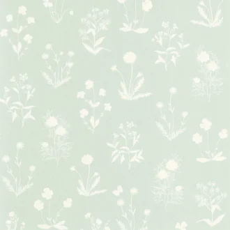 Обои - Casadeco - GARDENS - Herbier - Vert aloe (арт. 87627045)
