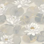 Обои - Casadeco - GARDENS - Nymphea - Beige lin (арт. 87631068)