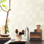 Обои - Casadeco - MINERALS - Zelliges - Blanc albâtre (арт. 88100110)