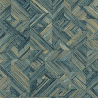 Обои - Casadeco - BALI - Paille - Bleu indigo (арт. 88186789)