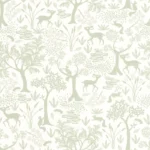 Обои - Casadeco - ONCE UPON A TIME - Poetic forest - Vert amande (арт. 88267763)