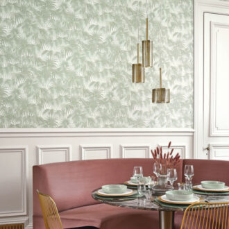 Обои - Casadeco - TWENTIES - Charleston - Vert amande (арт. 88657101)