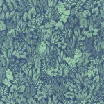 Обои - Casadeco - CALIFORNIA - Napa valley - Indigo / menthe (арт. 88826767)