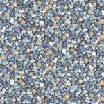 Обои - Casadeco - FLOWER MARKET - Pansy - Encre / bleu (арт. 89216518)