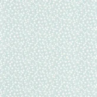 Обои - Casadeco - FLOWER MARKET - Lily of the valley - Bleu ciel (арт. 89246116)