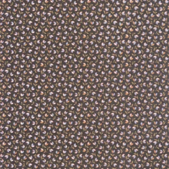 Обои - Casadeco - FLOWER MARKET - Darwin tulip - Noir / bordeaux (арт. 89259332)