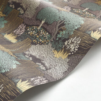 Обои - Casadeco - KYOTO - Niwa - Bleu encre (арт. 88726759)