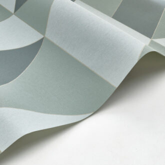 Обои - Casadeco - PERCEPTION - Tangram - Vert de gris (арт. 86527212)