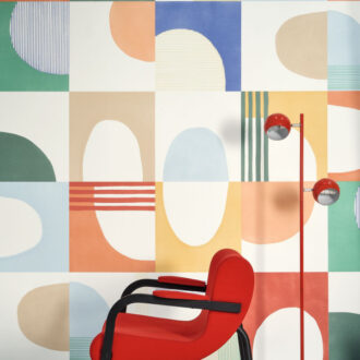 Обои - Casadeco - MILANO SIXTIES - Pop art - Naturel (арт. 89371331)