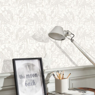 Обои - Casadeco - SO WHITE 4 - Oxford elisabeth - Blanc (арт. 84110208)