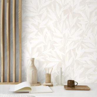 Обои - Casadeco - SO WHITE 4 - Jardins suspendus tamaris - Beige (арт. 85241011)