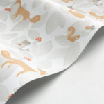 Обои - Casadeco - ONCE UPON A TIME - Woodland friends - Vert amande (арт. 88277253)