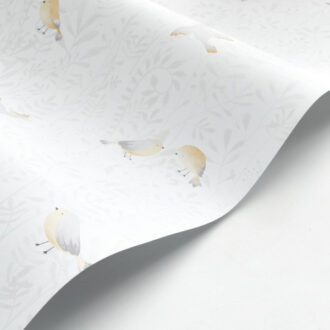 Обои - Casadeco - ONCE UPON A TIME - Flying bird - Rose nude (арт. 88314120)