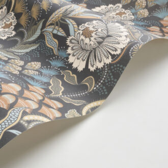 Обои - Casadeco - DERBY - Bloomsbury - Bleu indigo (арт. 89286312)
