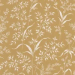 Обои - Casadeco - SOLIFLORE - Grass field - Jaune ocre (арт. 200282442)