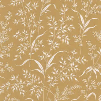 Обои - Casadeco - SOLIFLORE - Grass field - Jaune ocre (арт. 200282442)