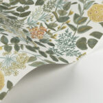 Обои - Casadeco - SOLIFLORE - Garden flowers - Bleu / vert (арт. 200316776)