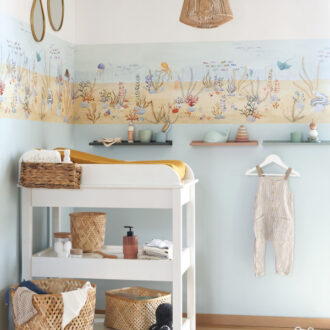 Обои - Casadeco - HAPPY DREAMS - My little world uni - Beige (арт. 29691115)