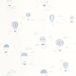 Обои - Casadeco - ONCE UPON A TIME 2 - Balloons in the clouds - Bleu doux (арт. 200856666)