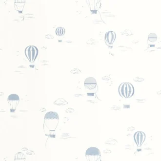 Обои - Casadeco - ONCE UPON A TIME 2 - Balloons in the clouds - Bleu doux (арт. 200856666)