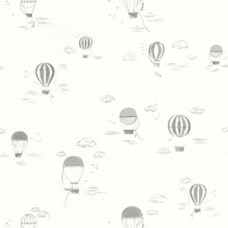 Обои - Casadeco - ONCE UPON A TIME 2 - Balloons in the clouds - Anthracite (арт. 200859808)