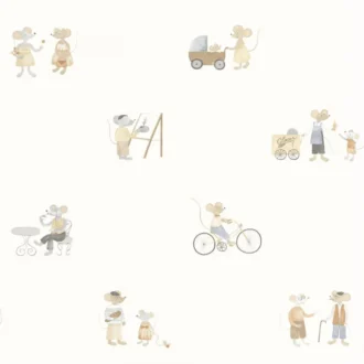 Обои - Casadeco - ONCE UPON A TIME 2 - Neighbors of the village - Naturel (арт. 200871919)