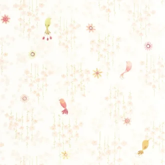 Обои - Casadeco - ONCE UPON A TIME 2 - Tropical birds - Rose blush (арт. 200784343)