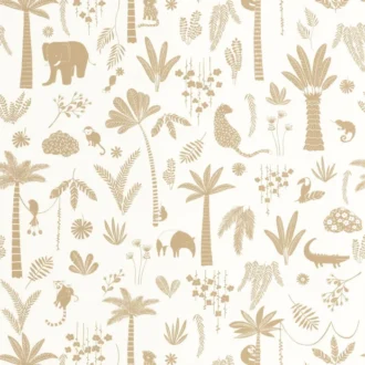 Обои - Casadeco - ONCE UPON A TIME 2 - Poetic jungle - Camel (арт. 200762606)