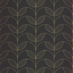Обои - Casadeco - ANNEES FOLLES - Mistinguett - Noir fusain (арт. 201029830)
