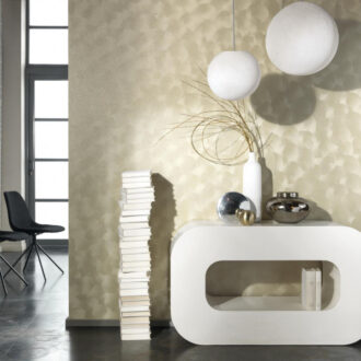 Обои - Casadeco - SO COLOR 4 - Oxyde circles - Beige irise (арт. 29141138)