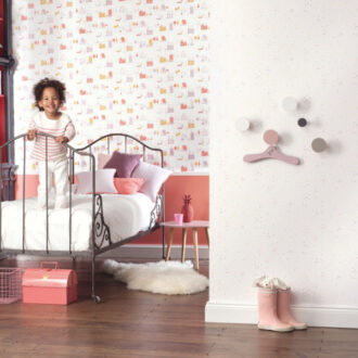 Обои - Casadeco - HAPPY DREAMS - Splash - Menthe/vert (арт. 82857131)