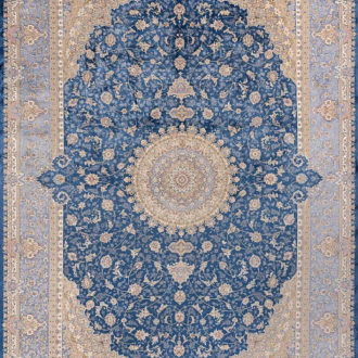 Ковёр - MASTERPIECE QUM от Moshiri - 150 x 225 - MAQU_M_015-24-21-DBLUE