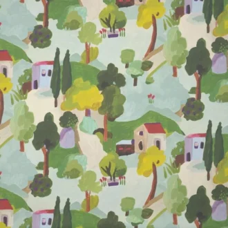 Обои - Pierre Frey - 
MAISONS ET JARDINS Printemps - FP948001