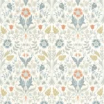 Обои - Casadeco - ARTS & CRAFTS - Archibald - Bleu givre (арт. 86336105)