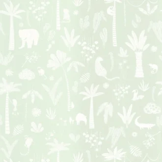 Обои - Casadeco - ONCE UPON A TIME 2 - Poetic jungle - Bleu lagon (арт. 200766202)