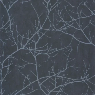 Обои - Casadeco - RIVERSIDE 3 - Riverside arbre - Bleu encre (арт. 16966776)